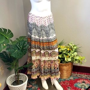 Forbidden Los Angeles boho skirt